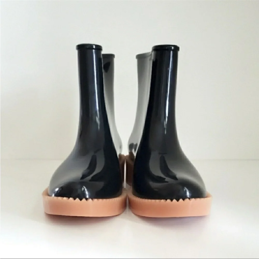 MELISSA Rain Drop Water Resistant Black Boot, size US9 | EUR40, NWOB - Picture 3 of 10